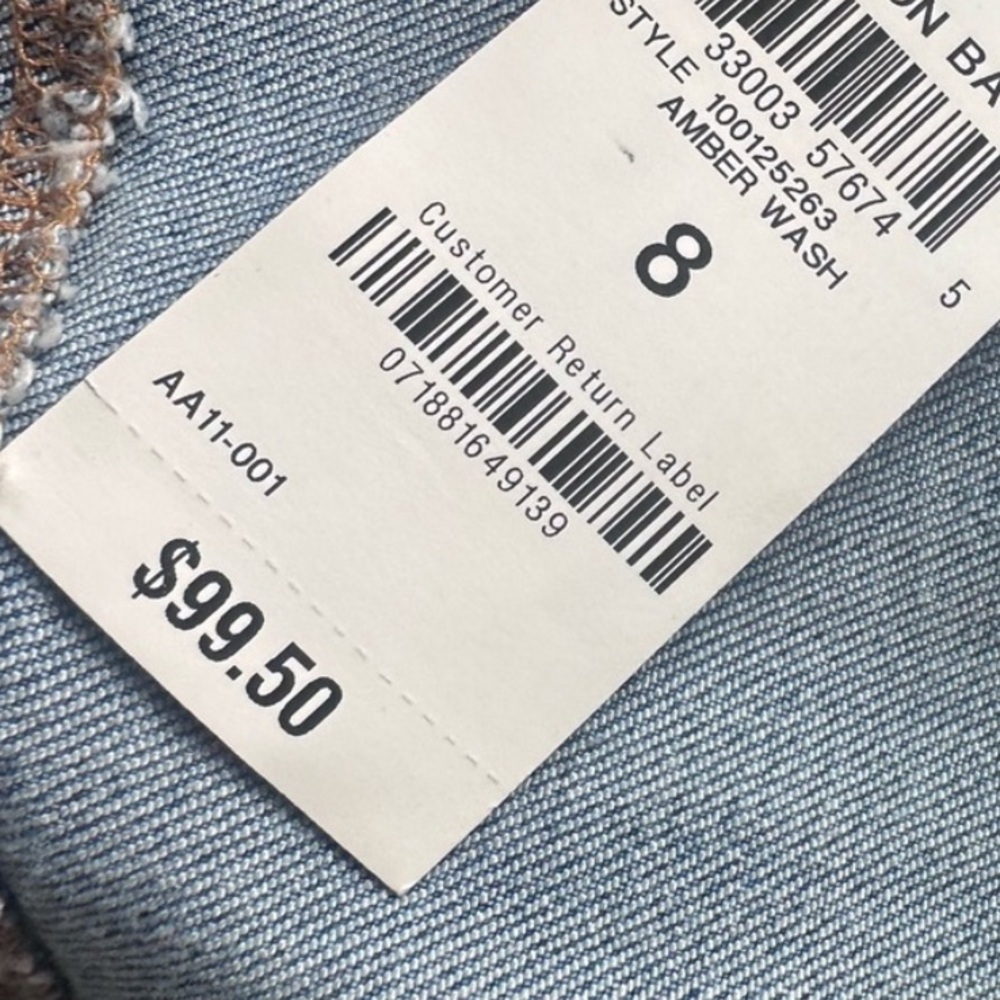 NWOT size 8.  INC International Concepts Blue Denim Long Sleeve Dress - Picture 12 of 13